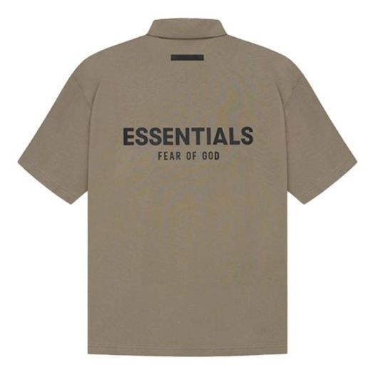 Fear of God Essentials SS21 Polo Shirt 'Taupe' FOG-SS21-550 - 2