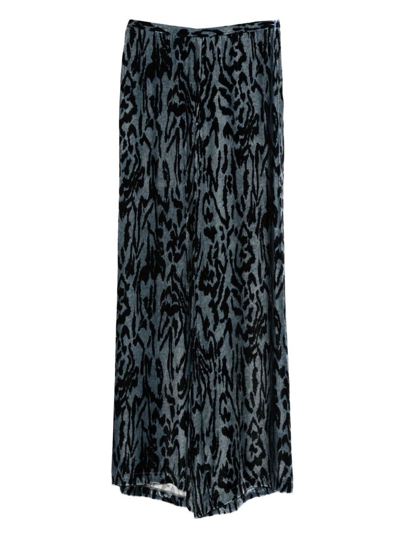 animal-print trousers 1