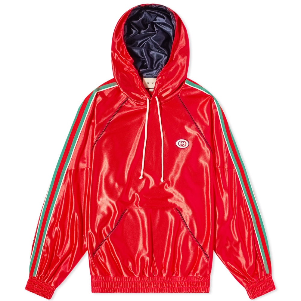 Gucci Taped Hooded Track Jacket - 1