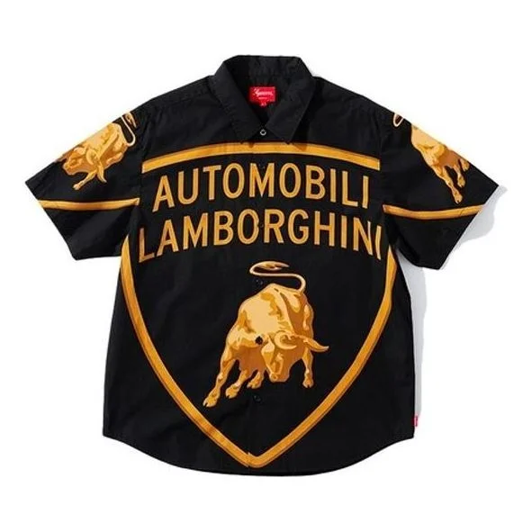 Supreme x Automobili Lamborghini S/S Shirt 'Black Yellow' SUP-SS20-522 - 1