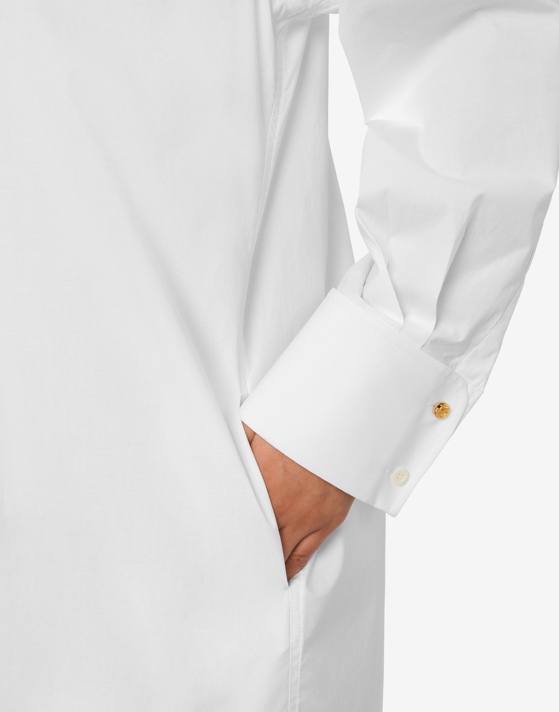 COTTON POPLIN DRESS LAUREL CROWN - 3
