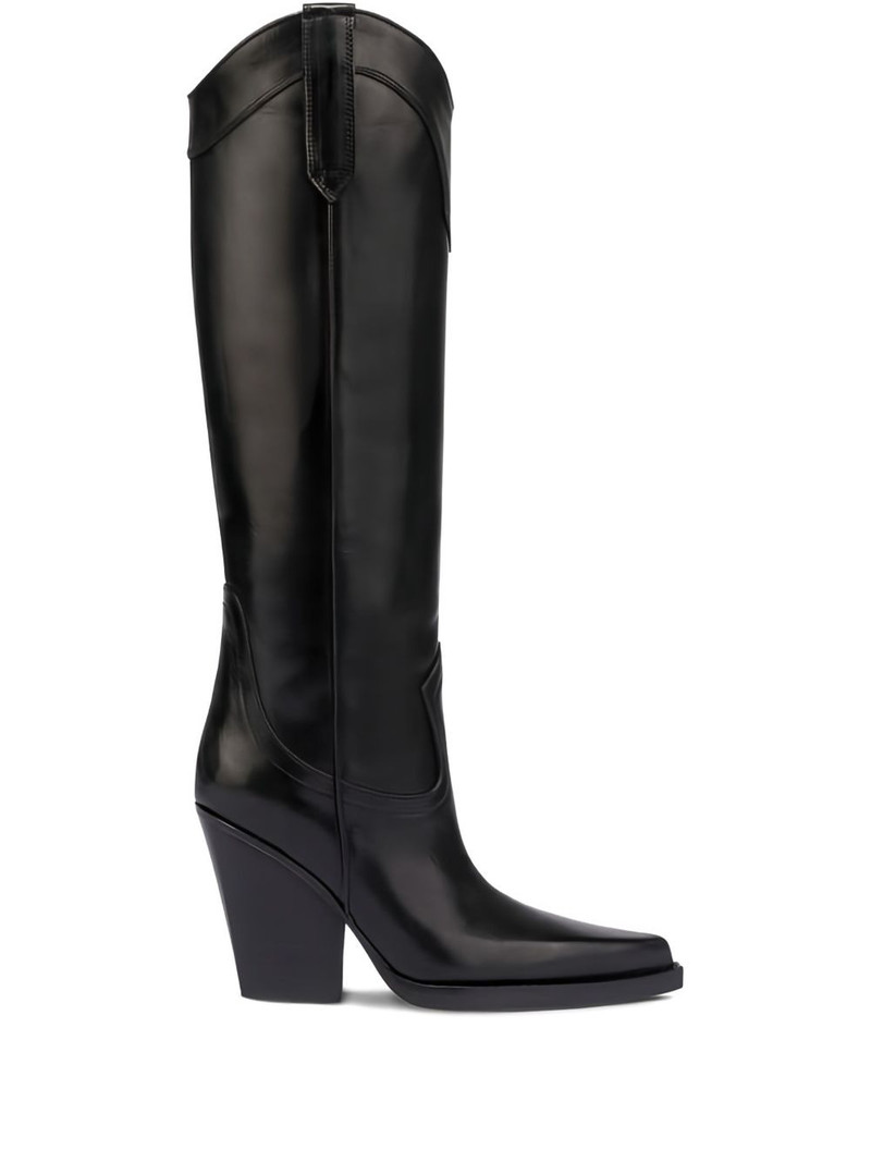 El Dorado calf leather pointed-toe boots 1
