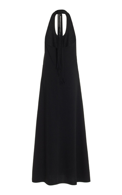 Proenza Schouler Ember Matte Crepe Maxi Dress black outlook