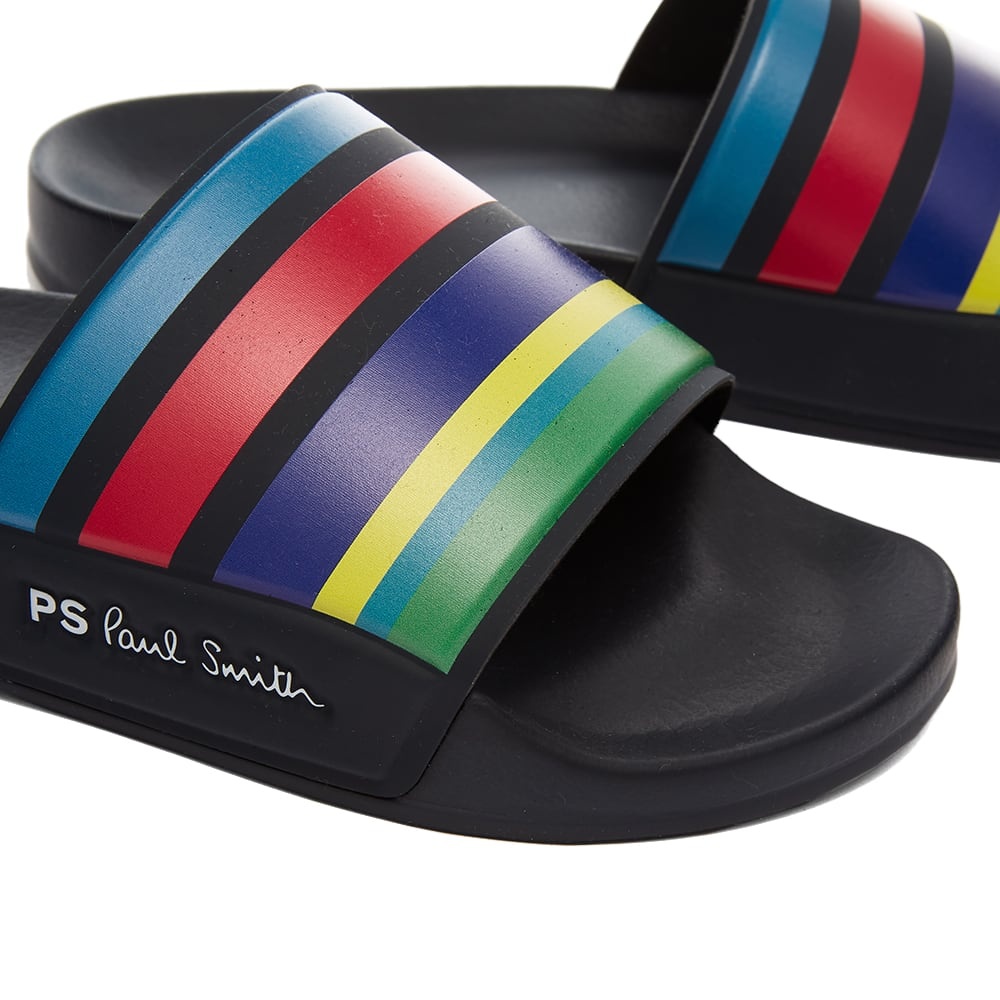 Paul Smith Multi Stripe Pool Slide - 4