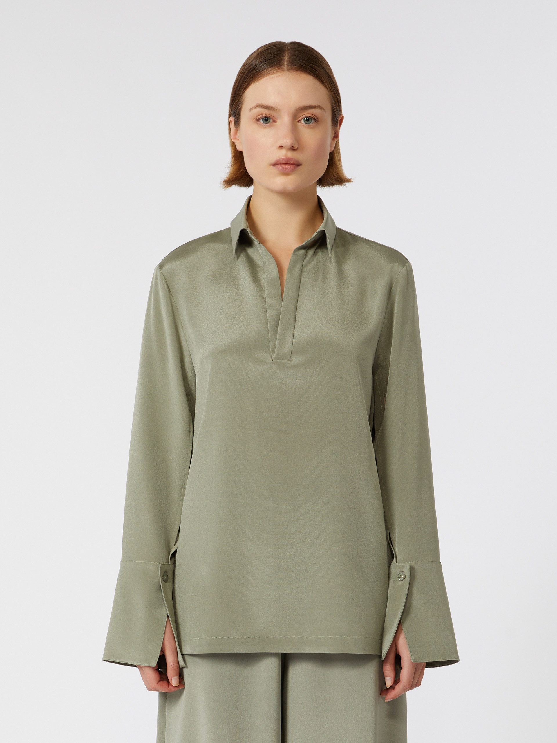 DOVER Stretch silk cady blouse - 3
