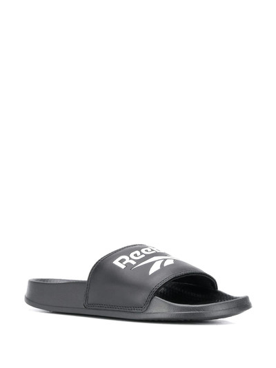 Reebok logo-embossed slides outlook