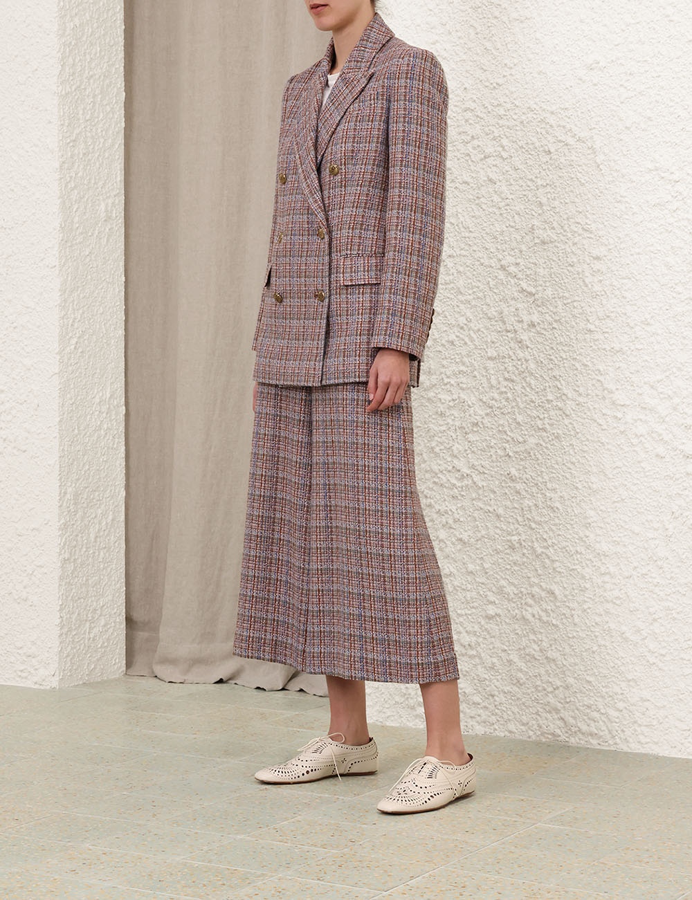 ILLUSTRATION TWEED JACKET - 3