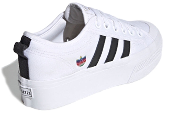 (WMNS) adidas Nizza Platform 'Colorful Trefoil' FX8538 - 4