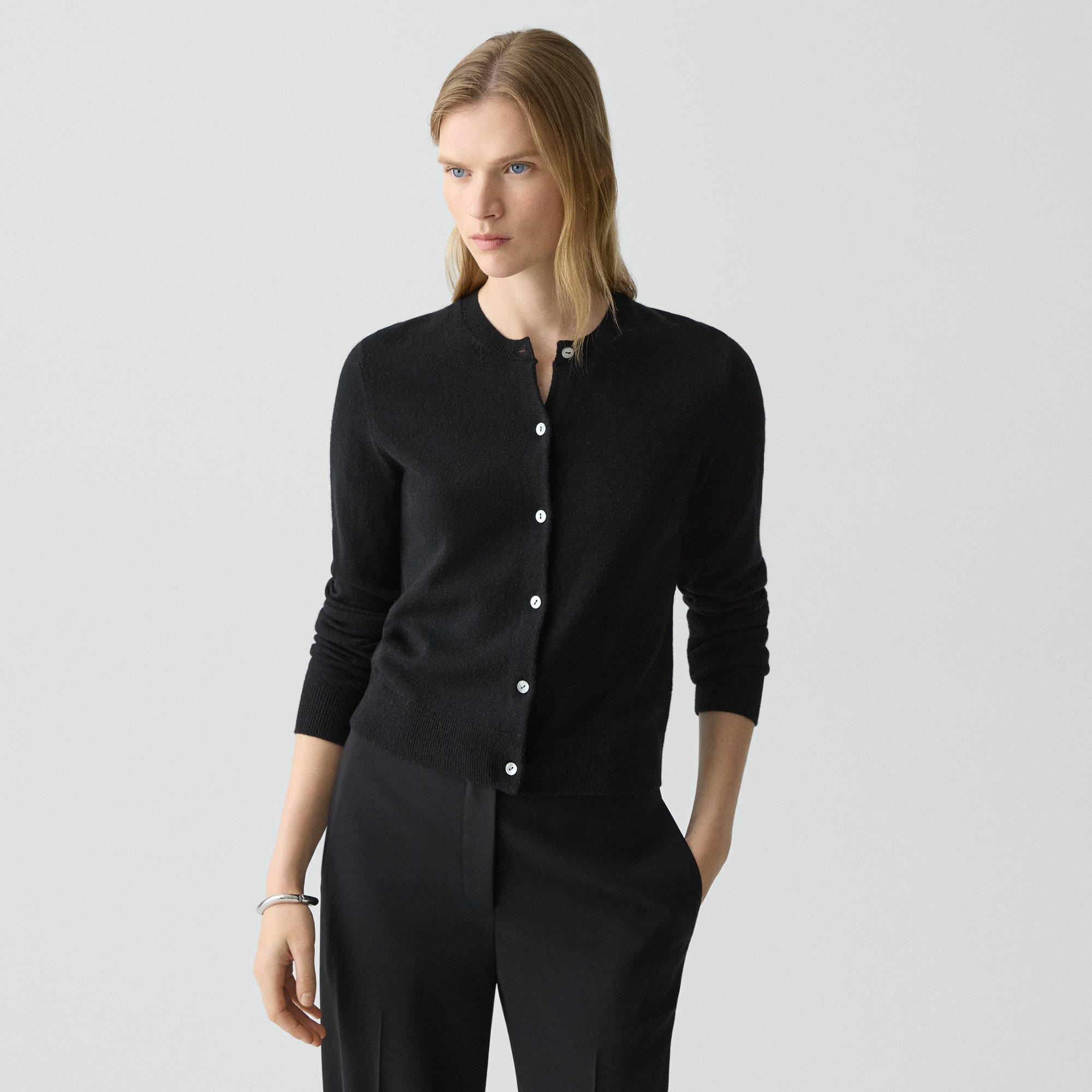 Crewneck Cardigan in Cashmere - 2