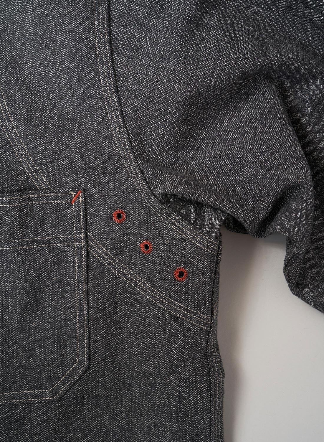 New Medical Shirt Salt & Pepper in Charcoal - 3