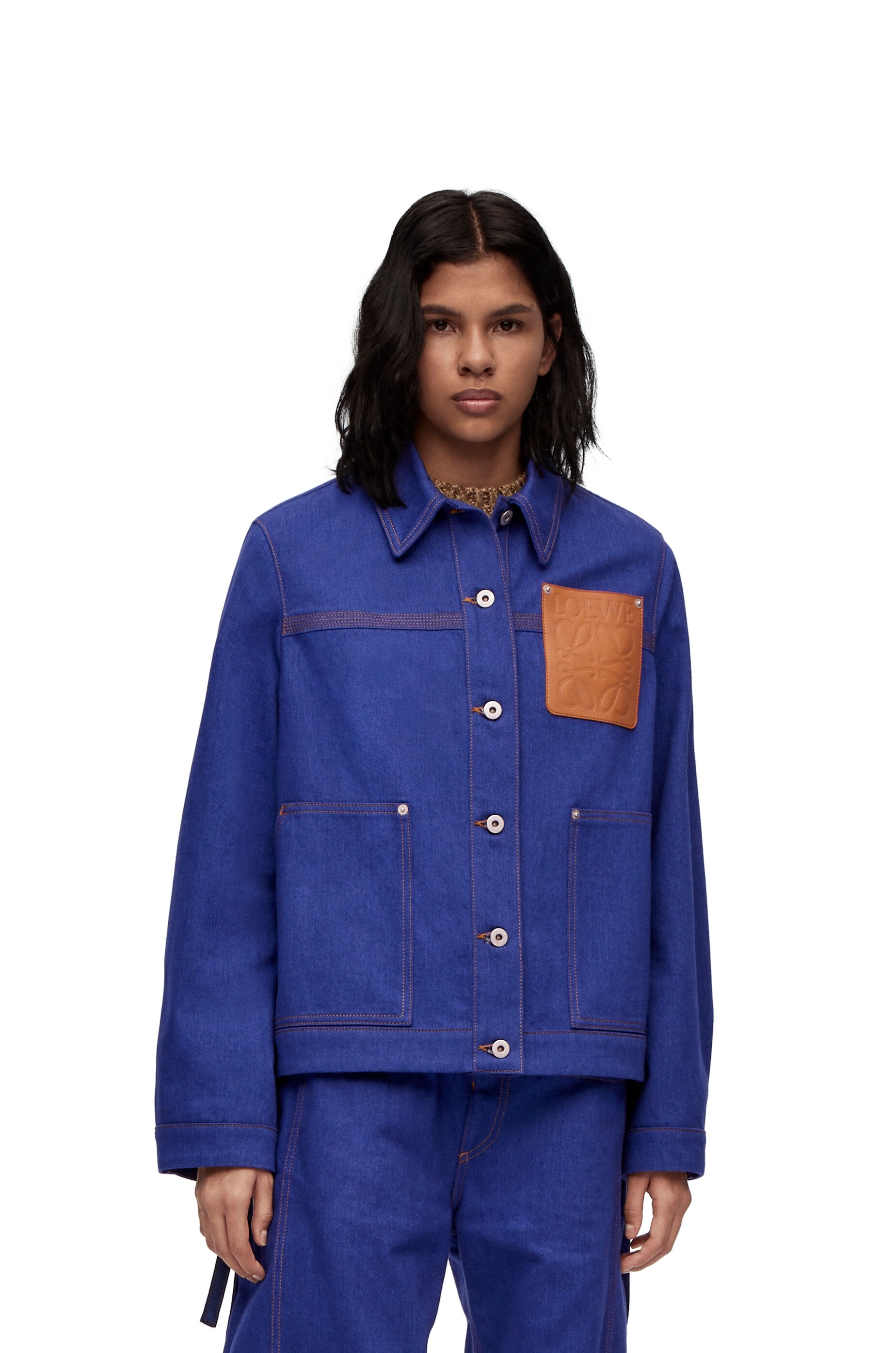 Workwear jacket in denim - 3
