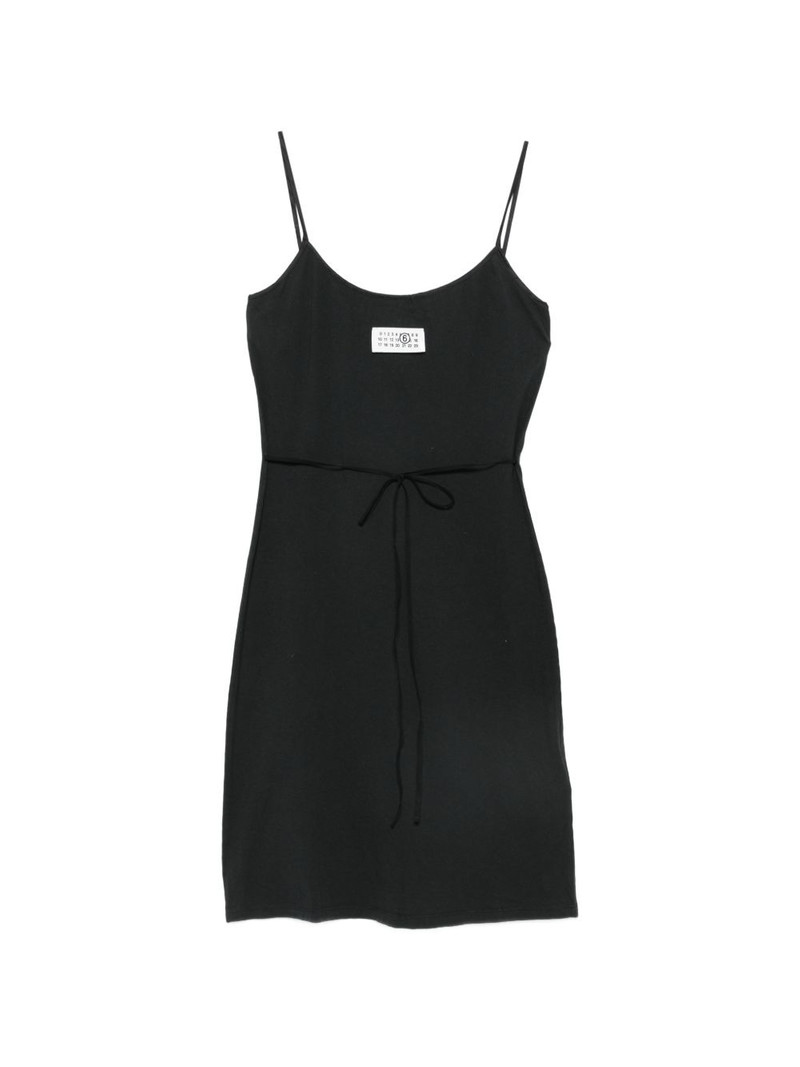 spaghetti-strap logo-detail mini dress 1