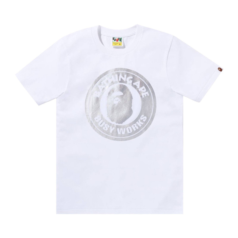 BAPE Hologram Busy Works Tee 'White' 1