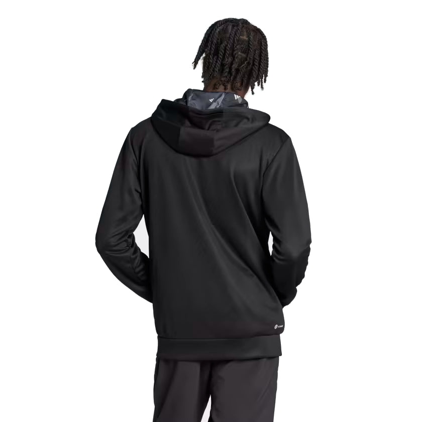 adidas Train Essentials Seasonal Training Full-Zip Jacket 'Black' IB8137 - 3