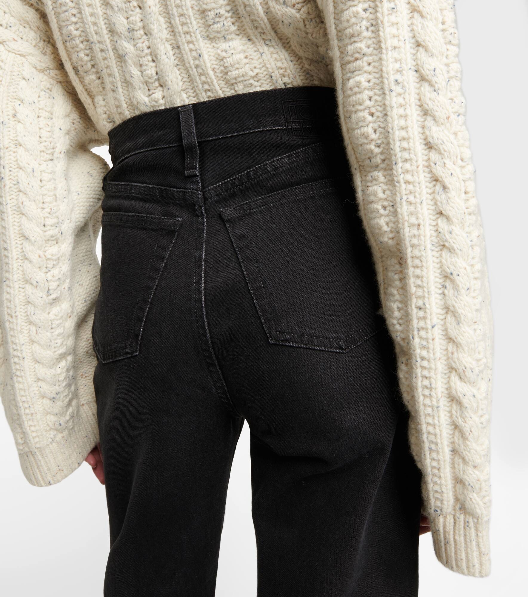 Mid-rise straight jeans - 5