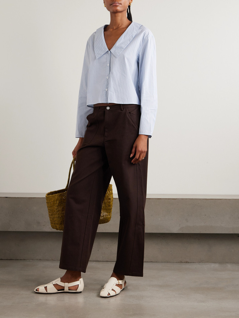 DEIJI STUDIOS Striped Organic Cotton Shirt outlook