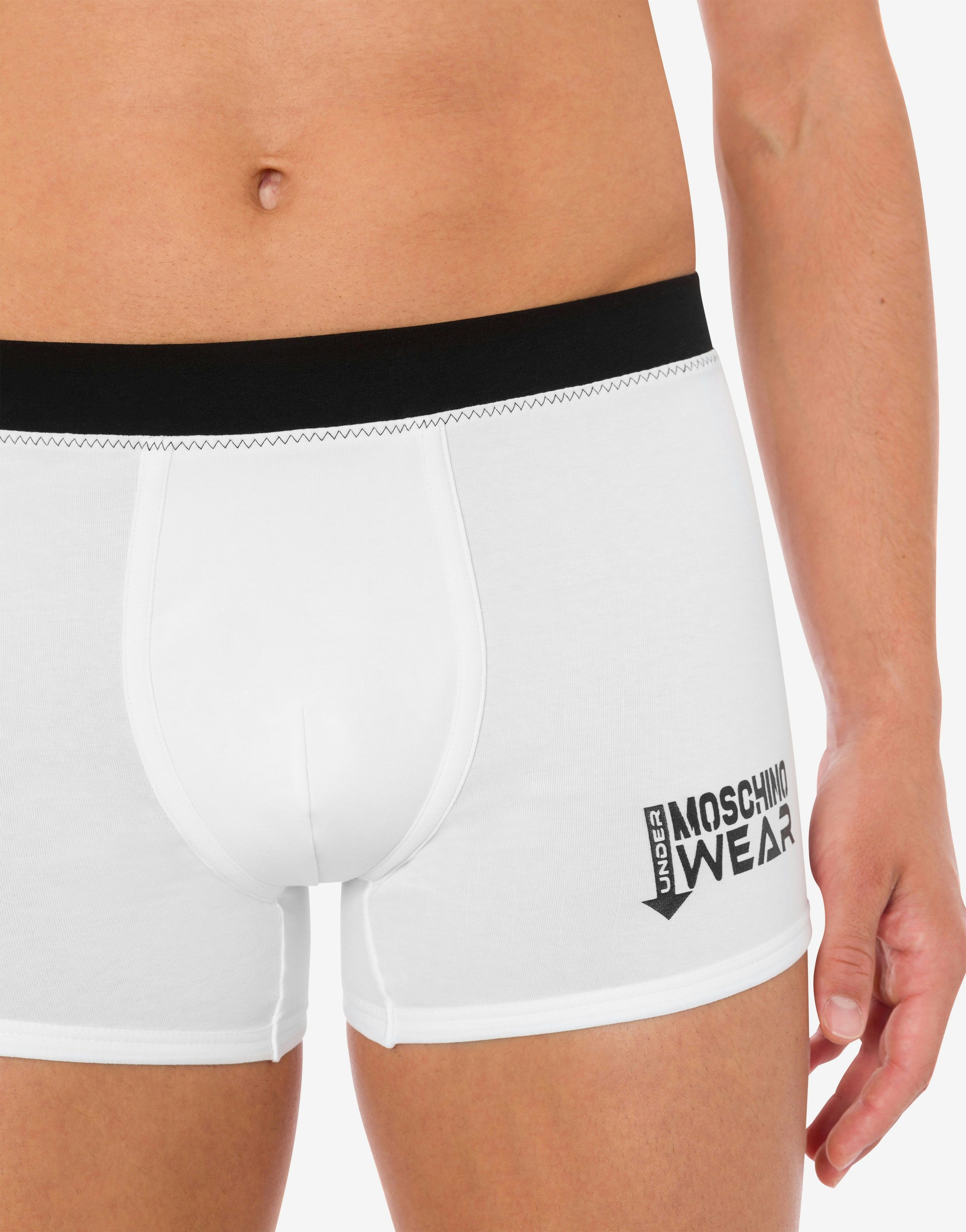 STRETCH JERSEY BOXERS WITH ARROW LOGO - 4