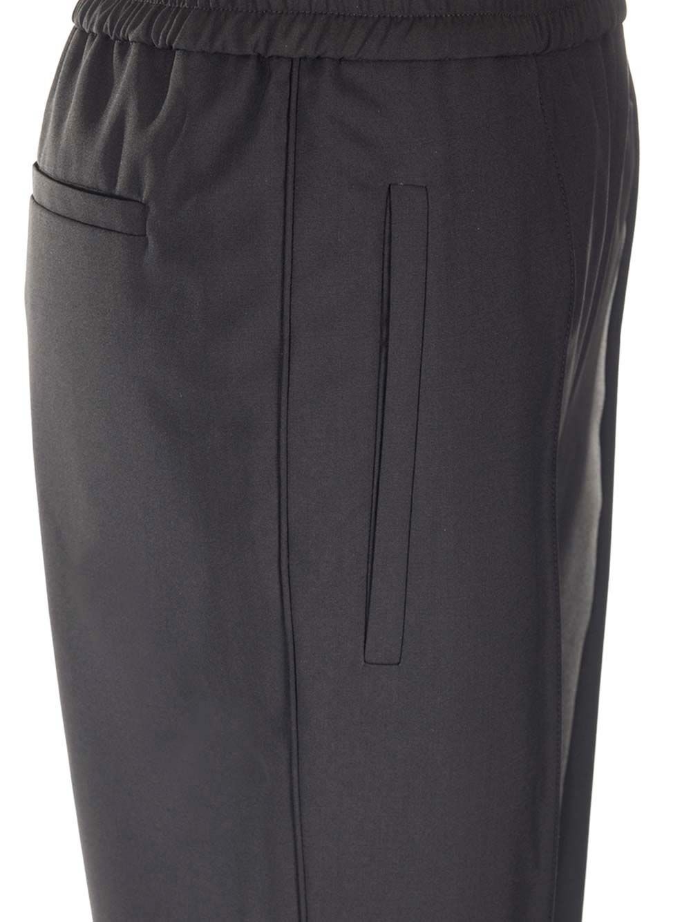 Elastic Waist Trousers Black - 3