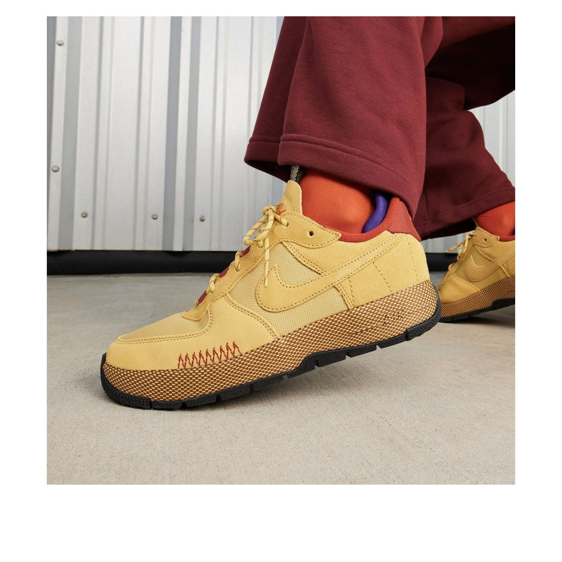 (WMNS) Nike Air Force 1 Wild 'Wheat Rugged Orange' FB2348-700 - 5