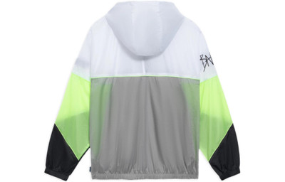 Li-Ning Li-Ning BadFive Logo Loose Fit Jacket 'White Grey' AFDS361-2 outlook