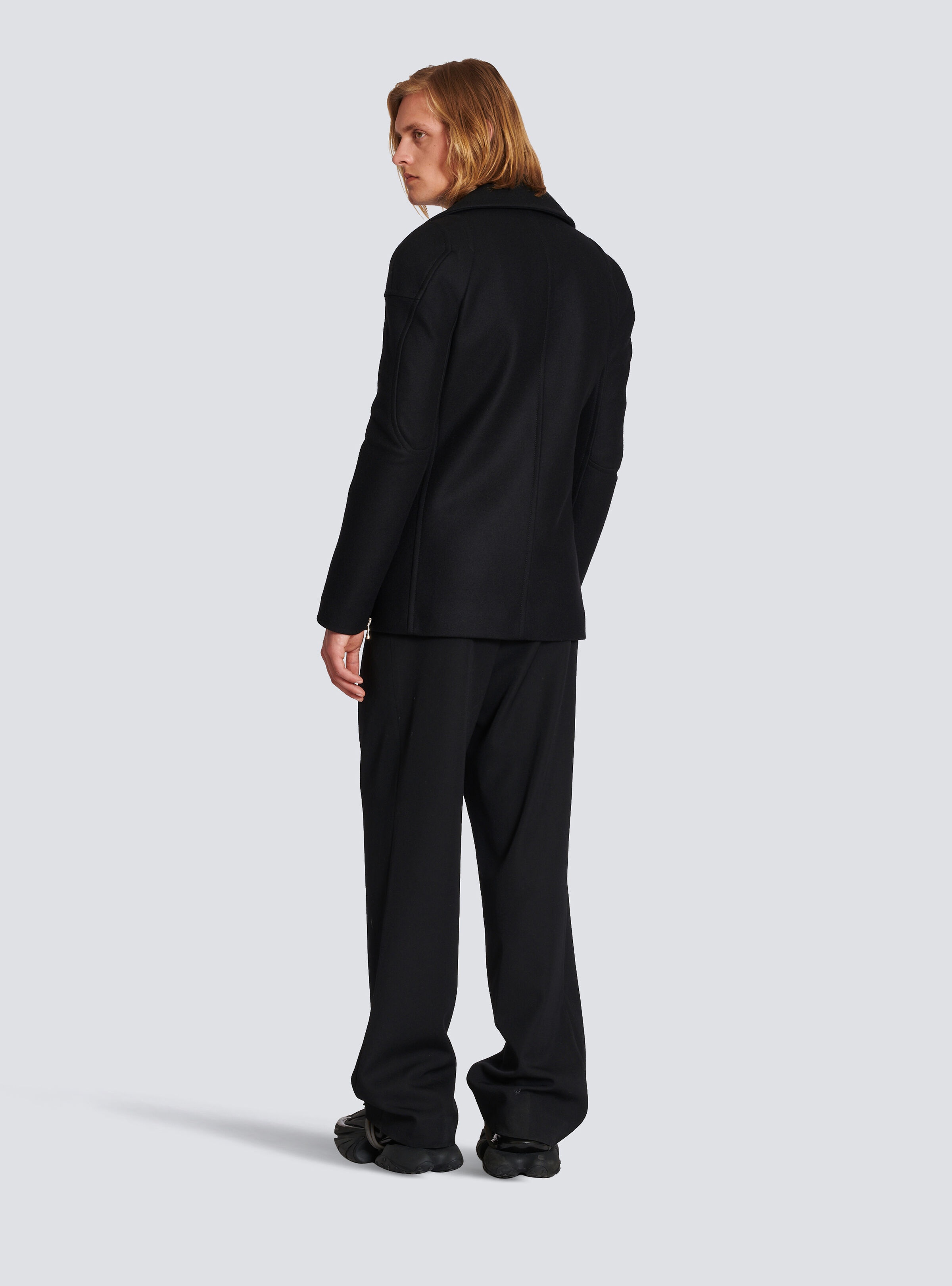 Short wool coat - 4