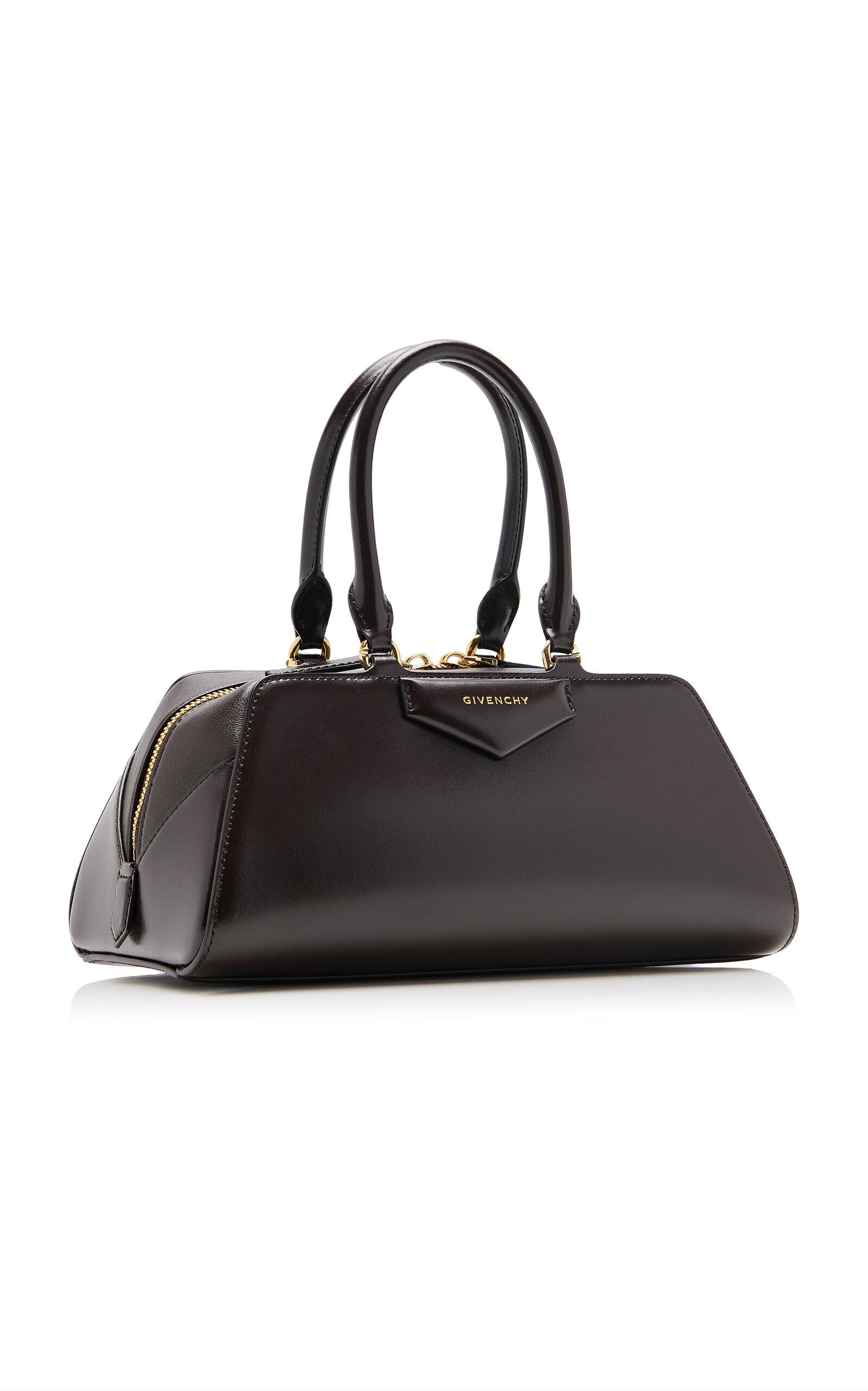 Antigona E/W Small Leather Bag brown - 3