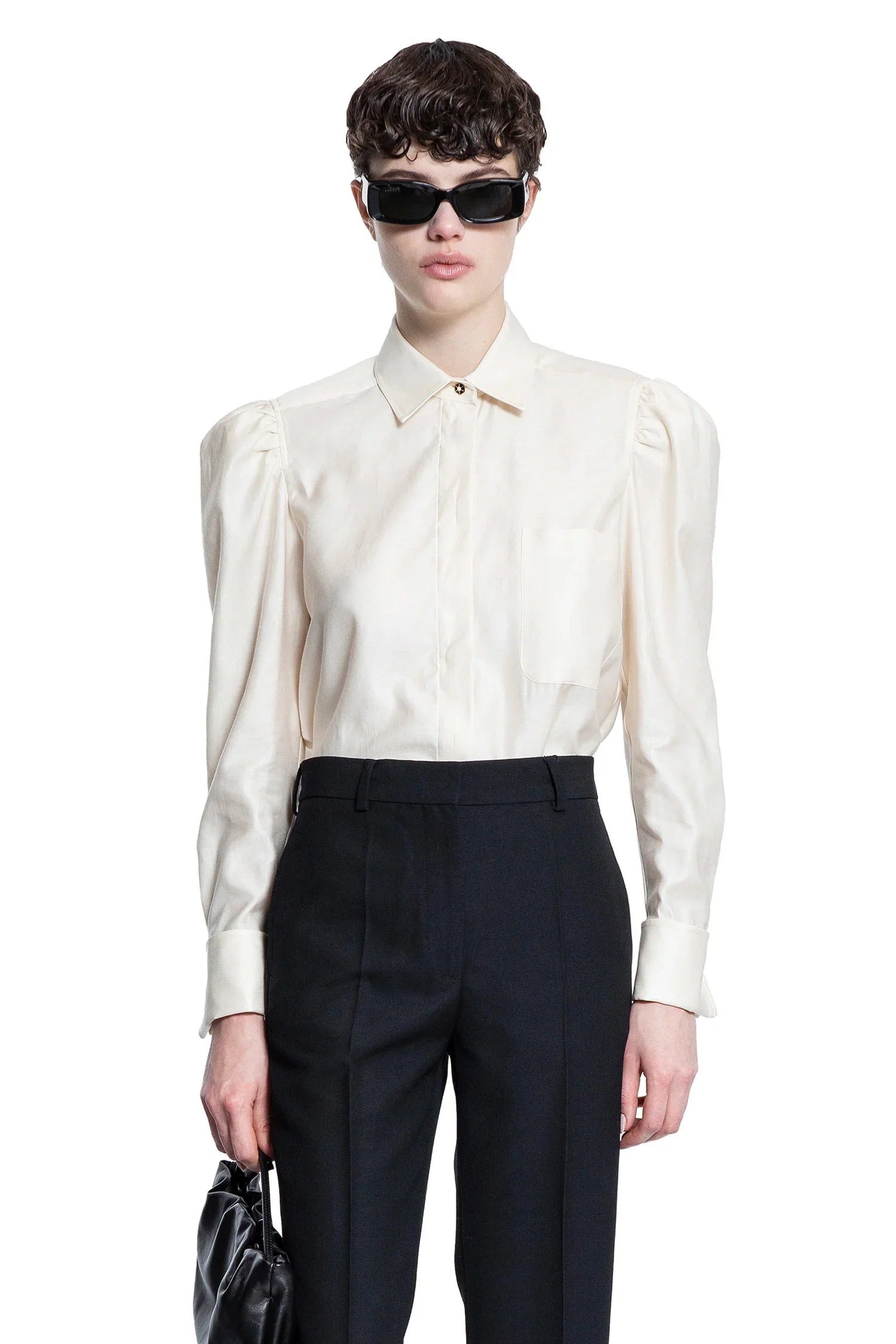 Cotton-Satin-Shirt - 5