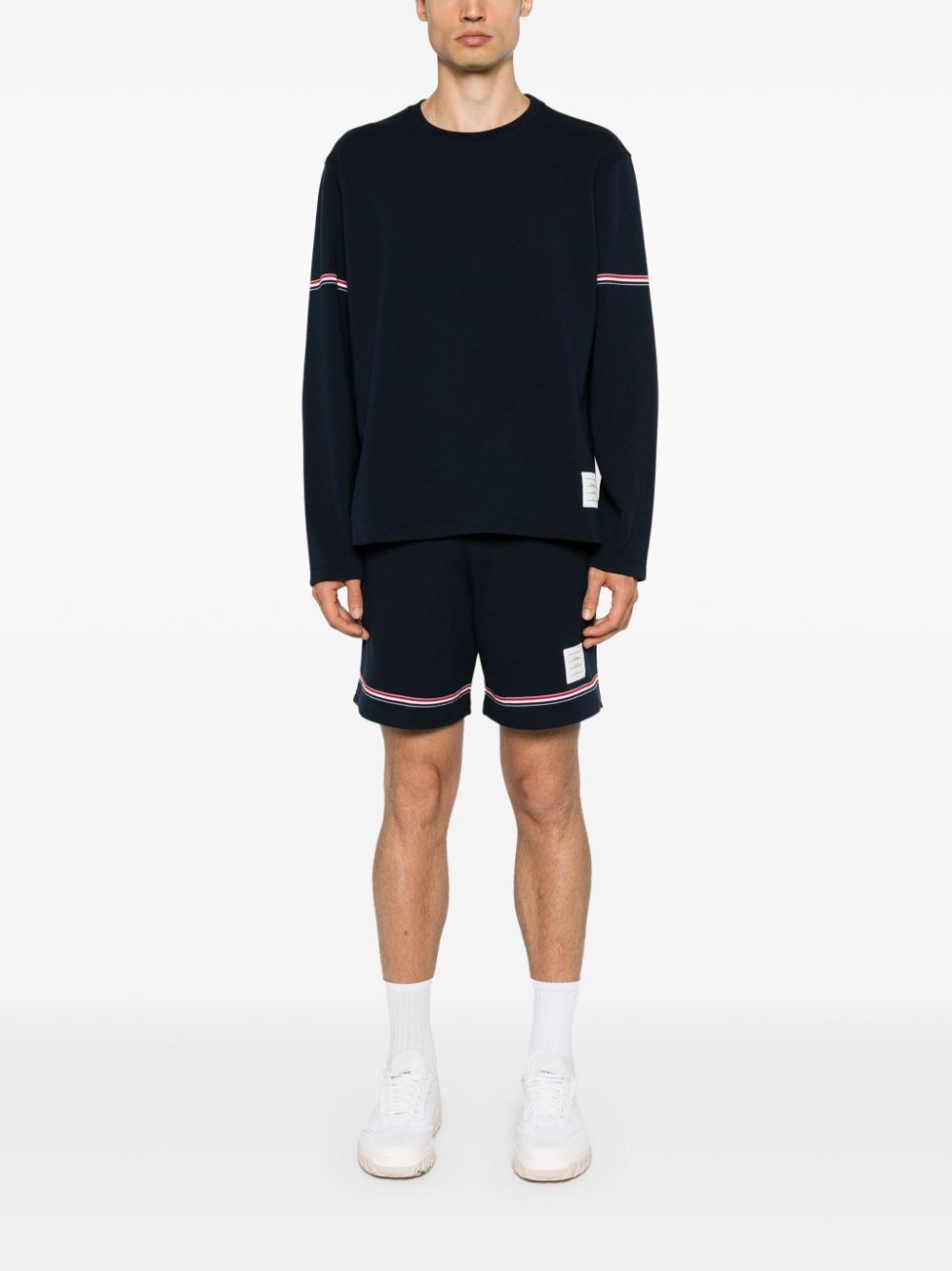 RWB stripe cotton T-shirt - 2