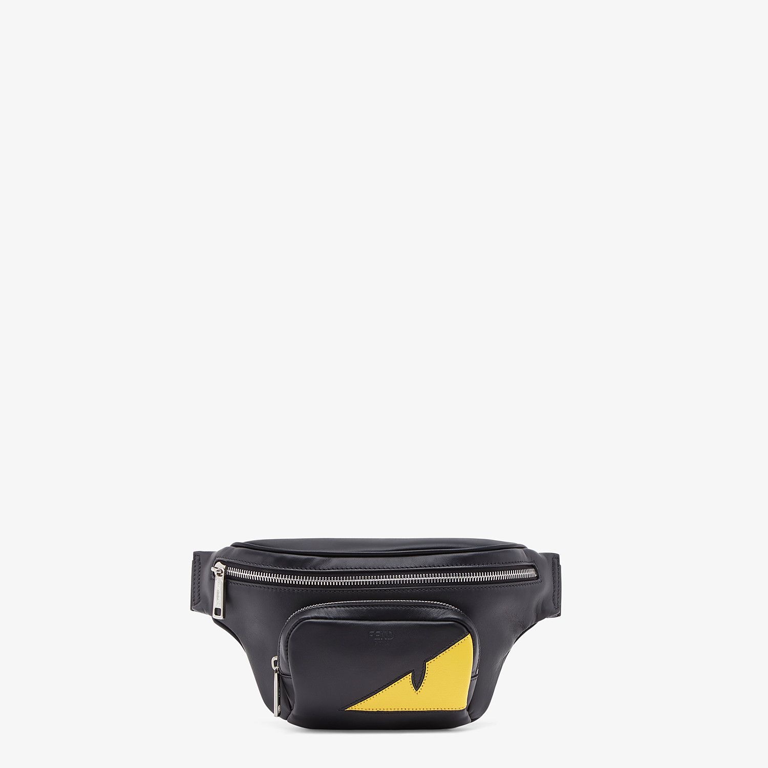 Black calfskin belt bag - 1