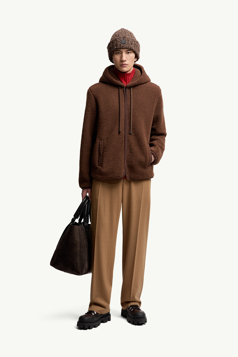 Moncler Teddy Zip-Up Hoodie outlook