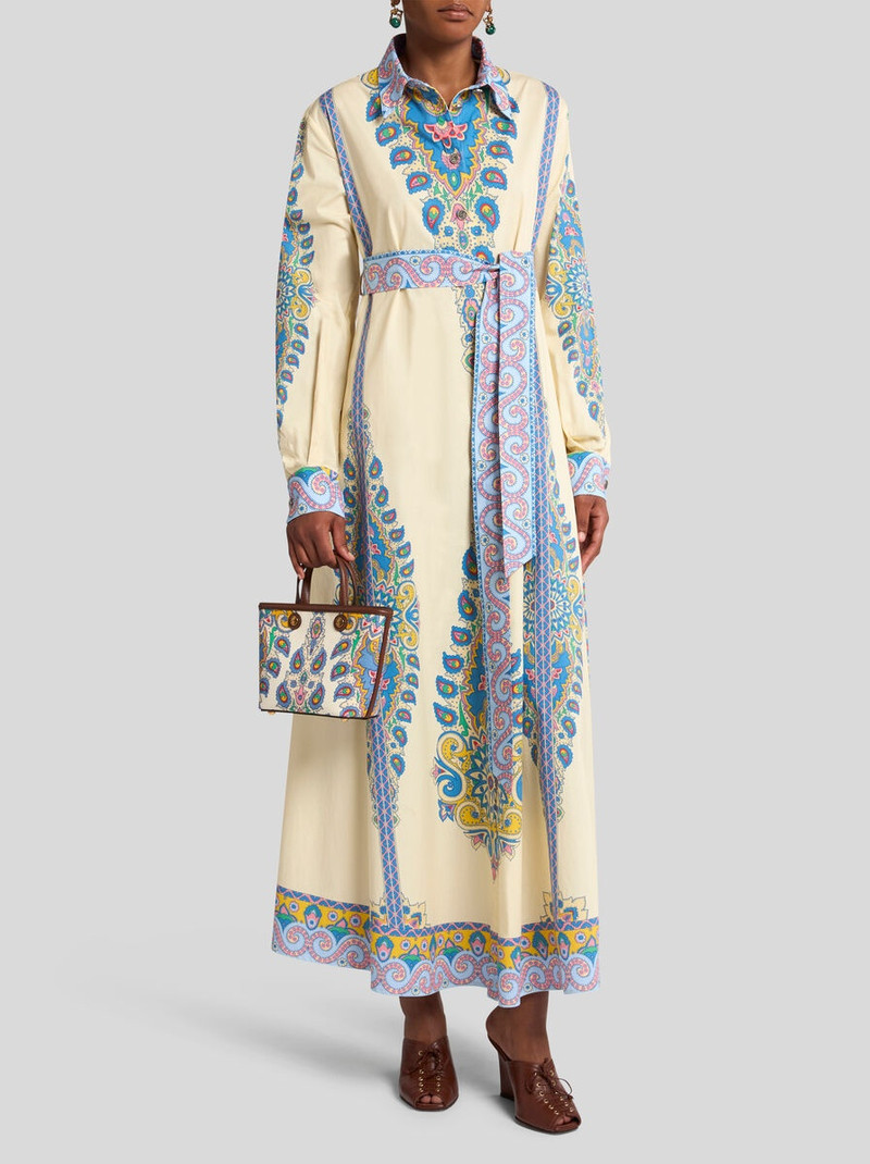 Etro PRINTED COTTON SHIRT DRESS outlook