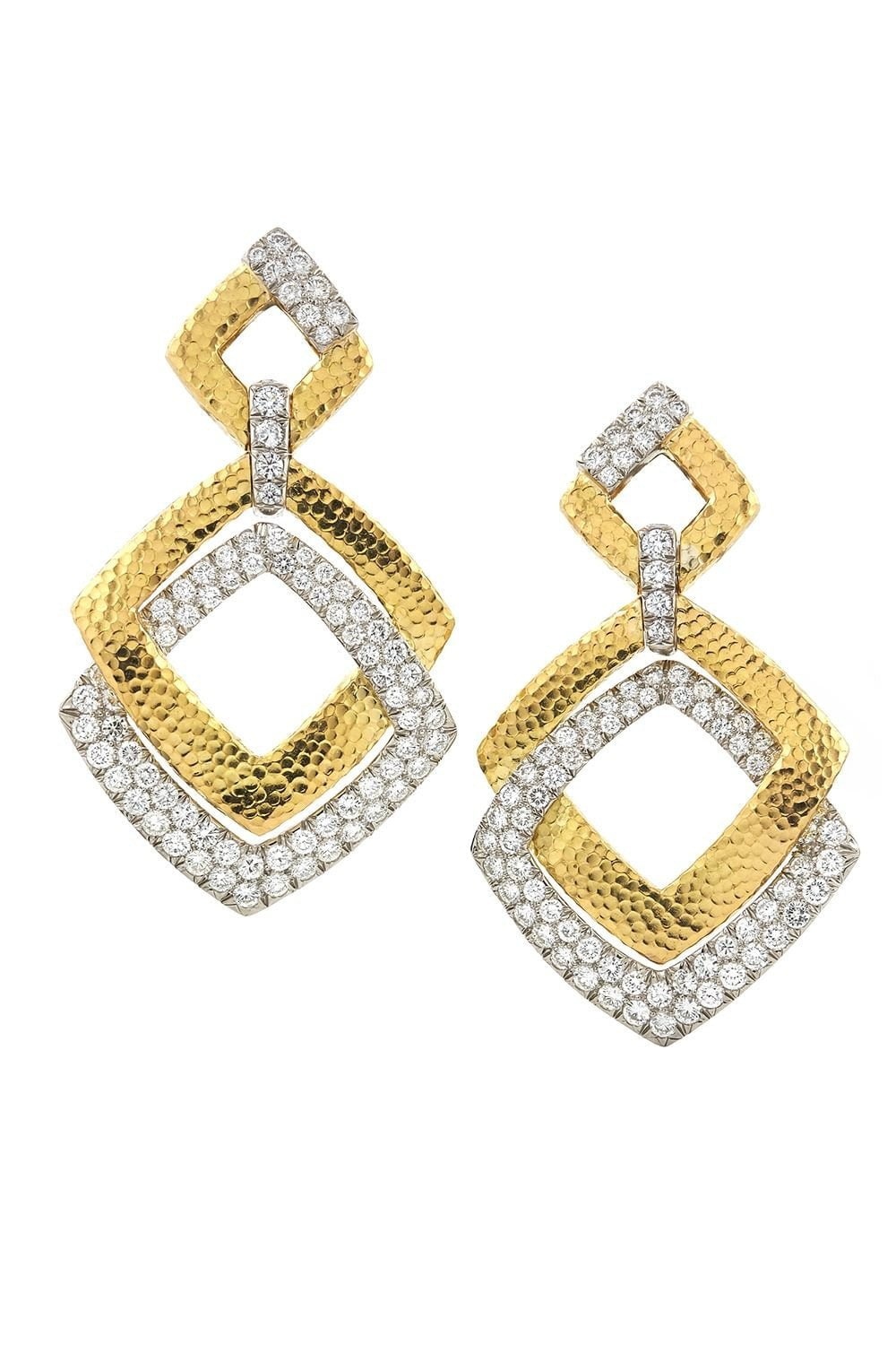 Madison Double Square Earrings - 1