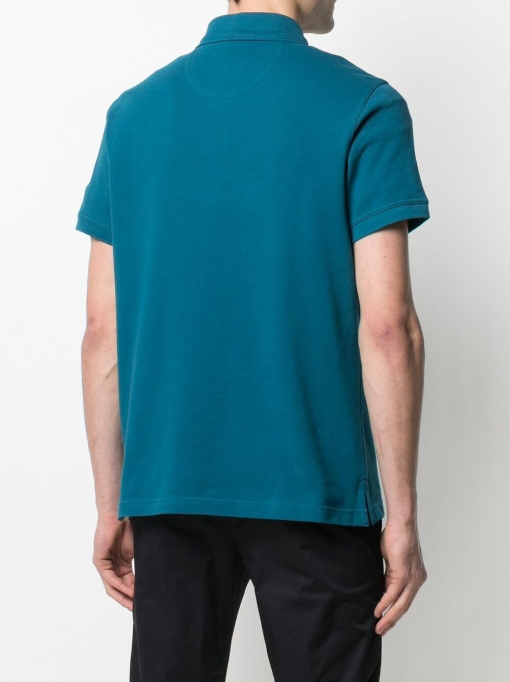 Tartan Piqué embroidered polo shirt - 4