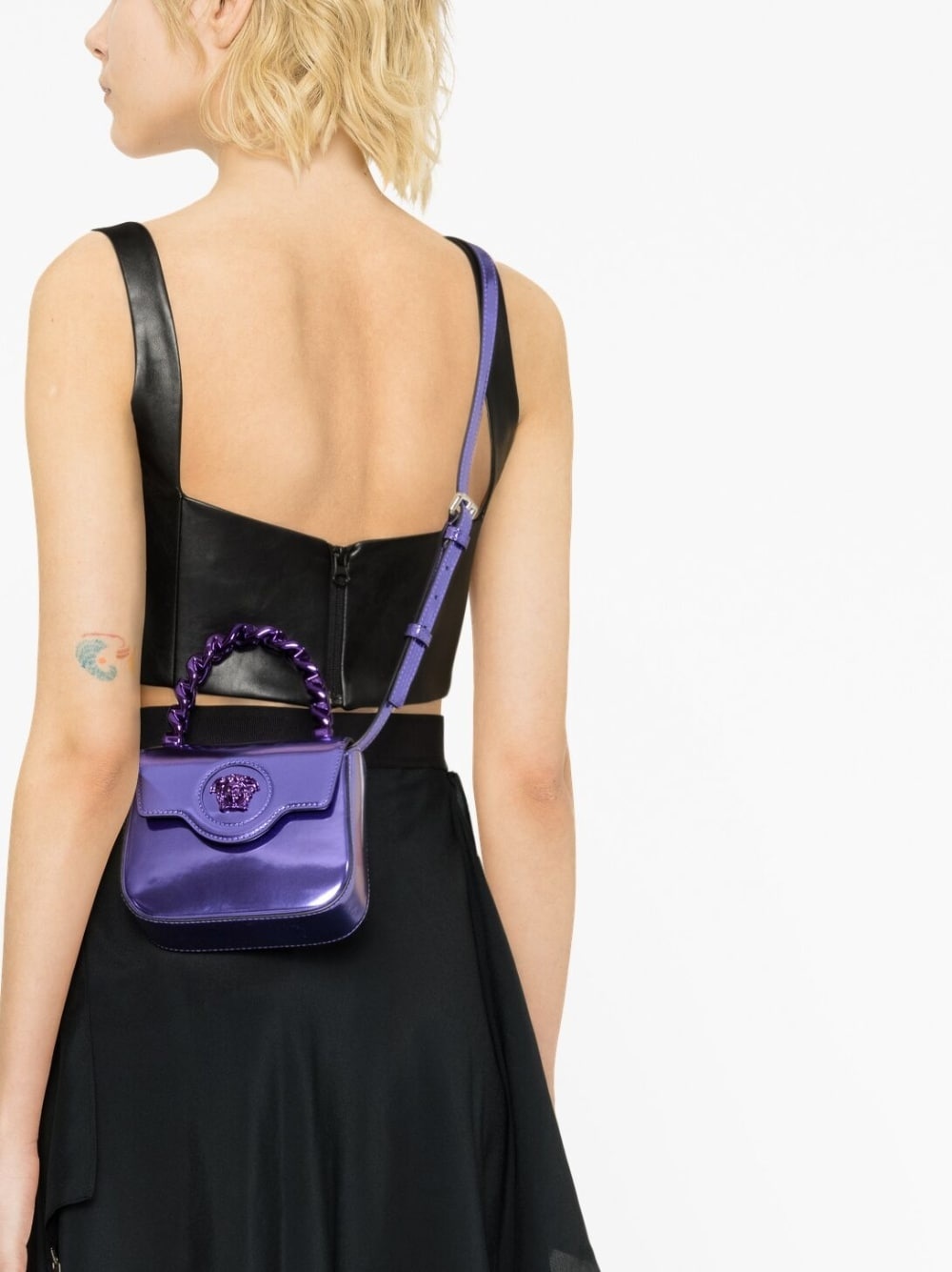 mini La Medusa leather bag - 3