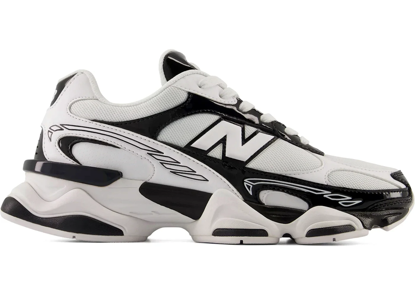 New Balance 9060R Black White - 1