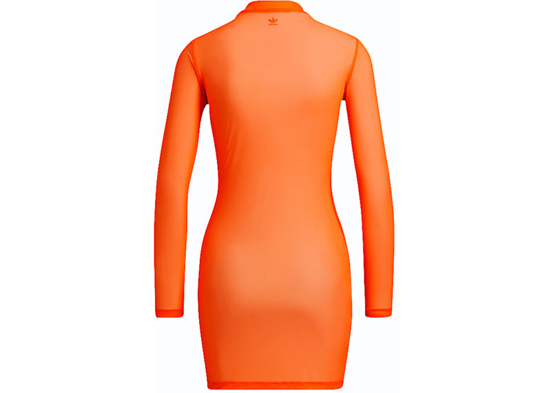 adidas adidas Ivy Park Swim Cover-Up Dress Solar Orange outlook