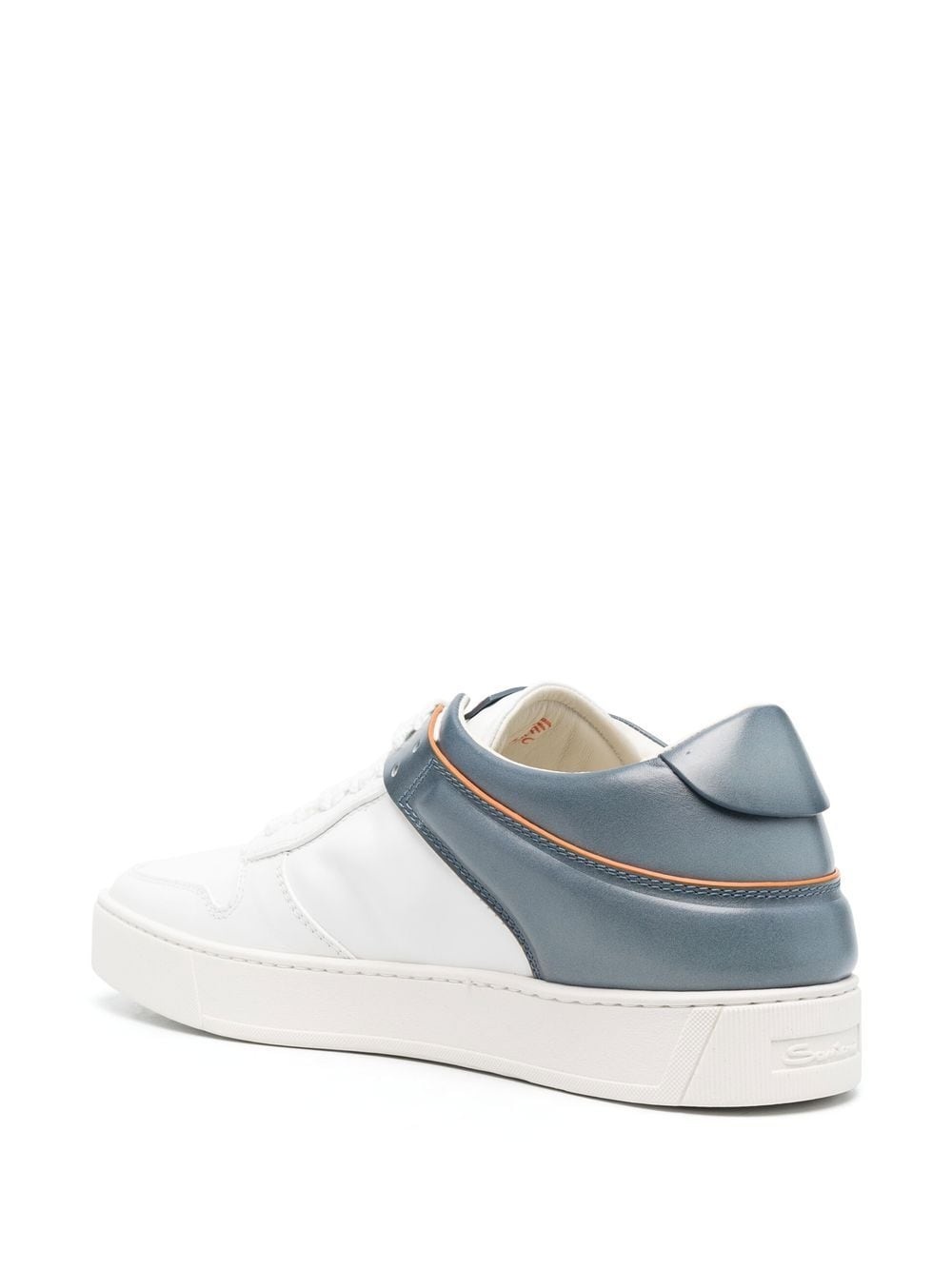 colour-blocked low-top sneakers - 3