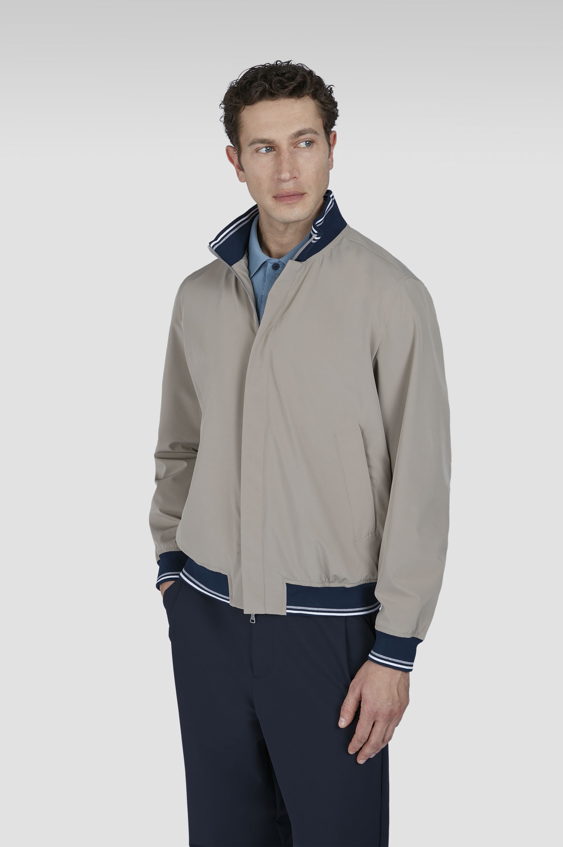 TYPHOON® RE-4X4 STRETCH BOMBER WITH STRIPED TRIMS - 9