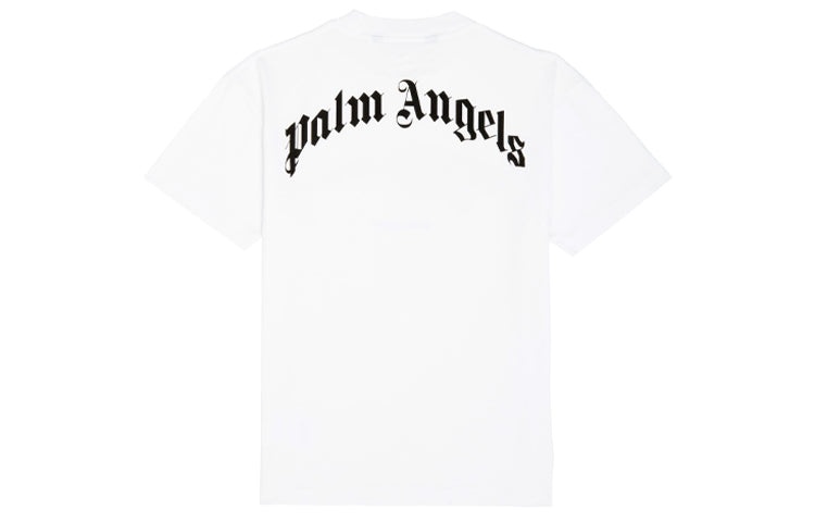 Palm Angels Croco Short-Sleeve Tee 'White/Green' PMAA001R21JER0020155 - 2