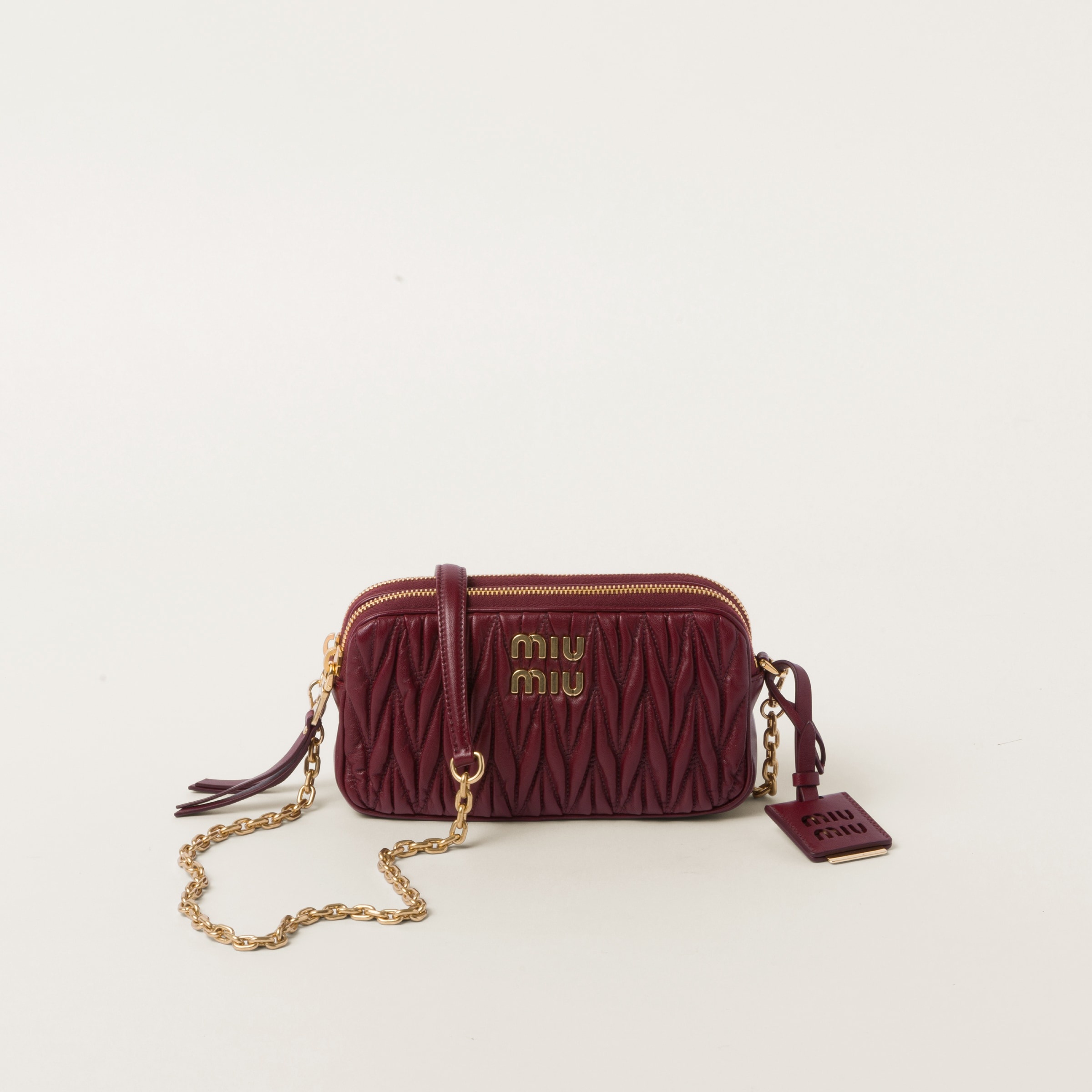 Matelassé nappa leather mini-bag - 1
