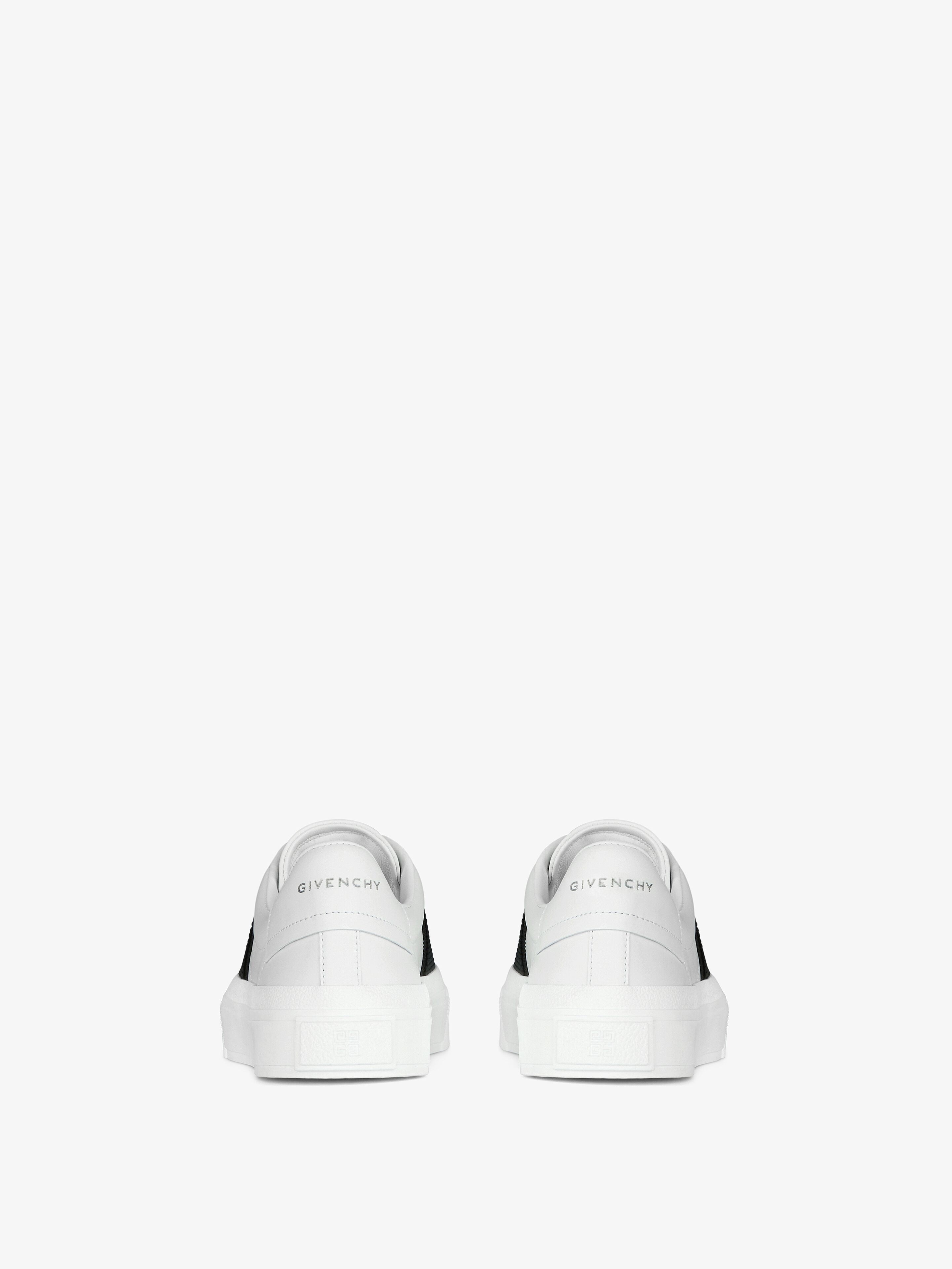 CITY SPORT SNEAKERS IN LEATHER WITH GIVENCHY STRAP - 7