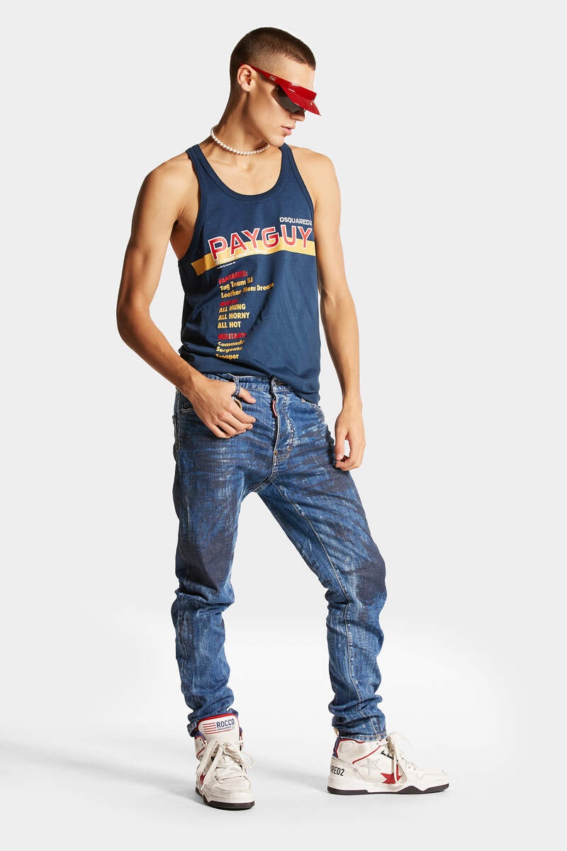 DARK BLACK SHADOW WASH COOL GUY JEANS - 3