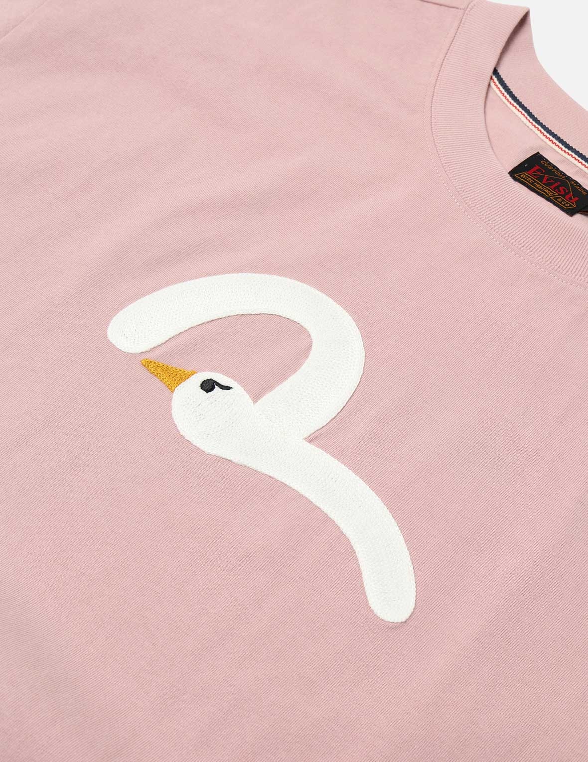 Playful Seagull Embroidery Relax Fit T-Shirt - 6
