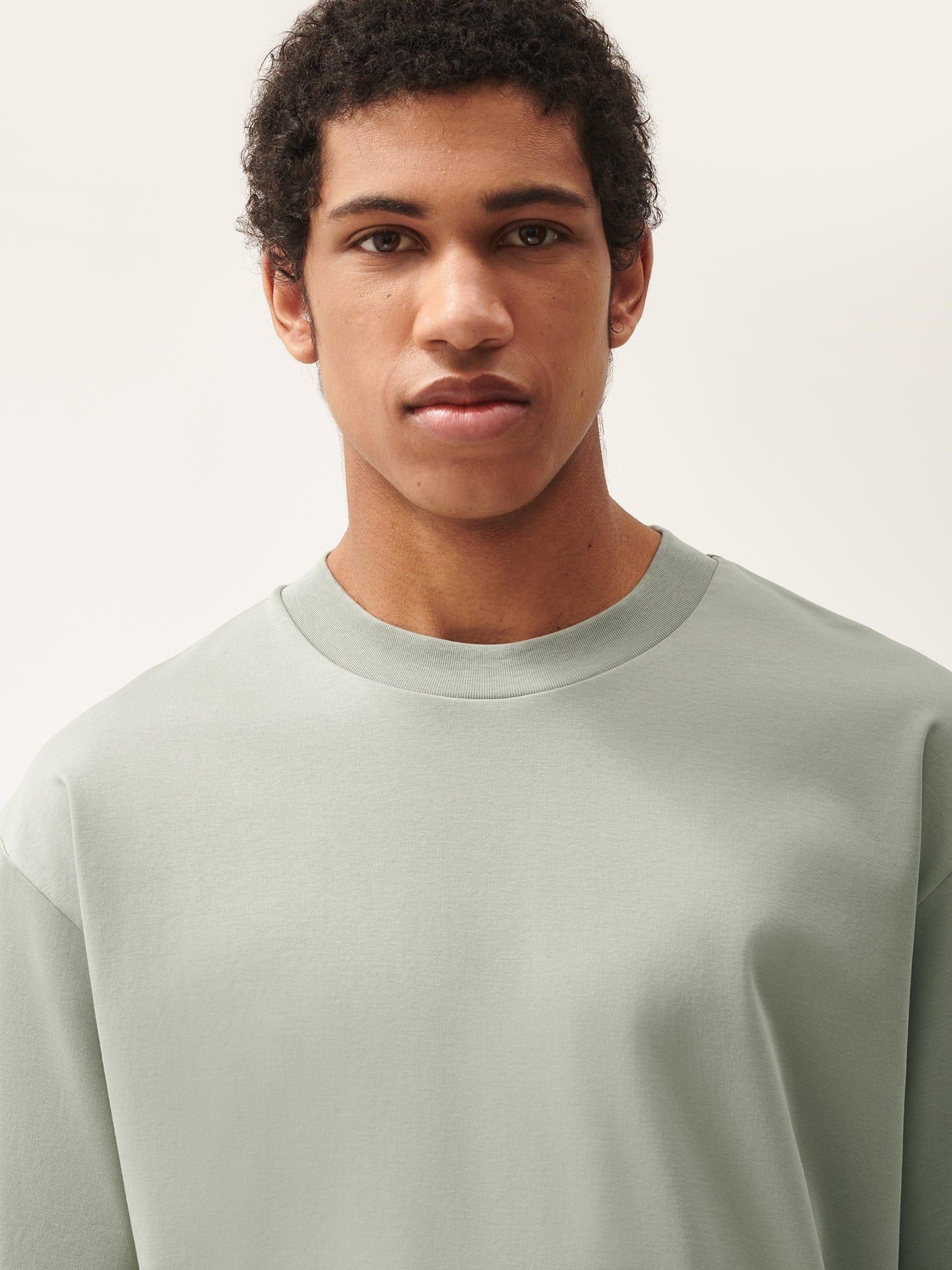 Mens DNA Oversized T-Shirt - Moss Green - 4