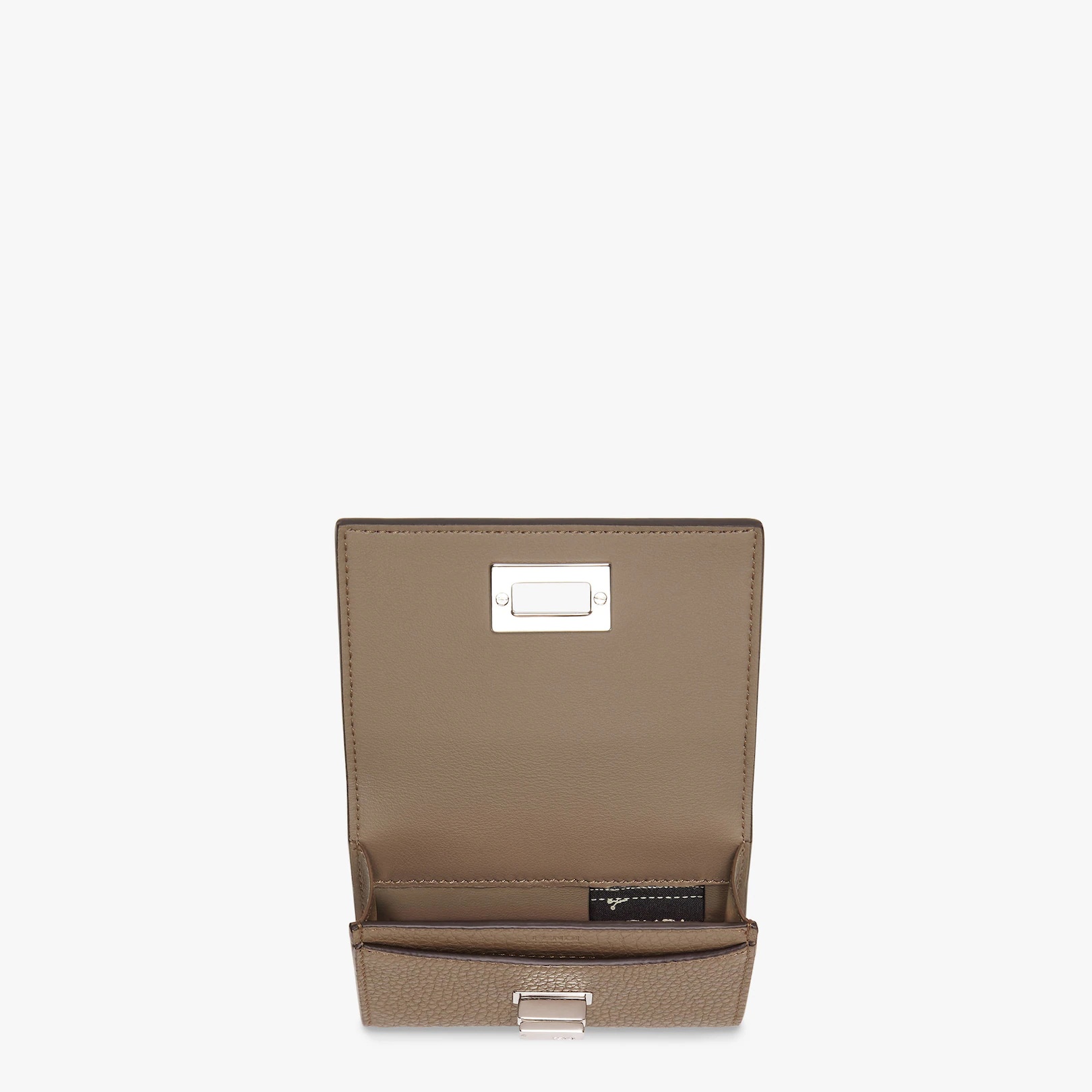 Beige leather business card holder - 3