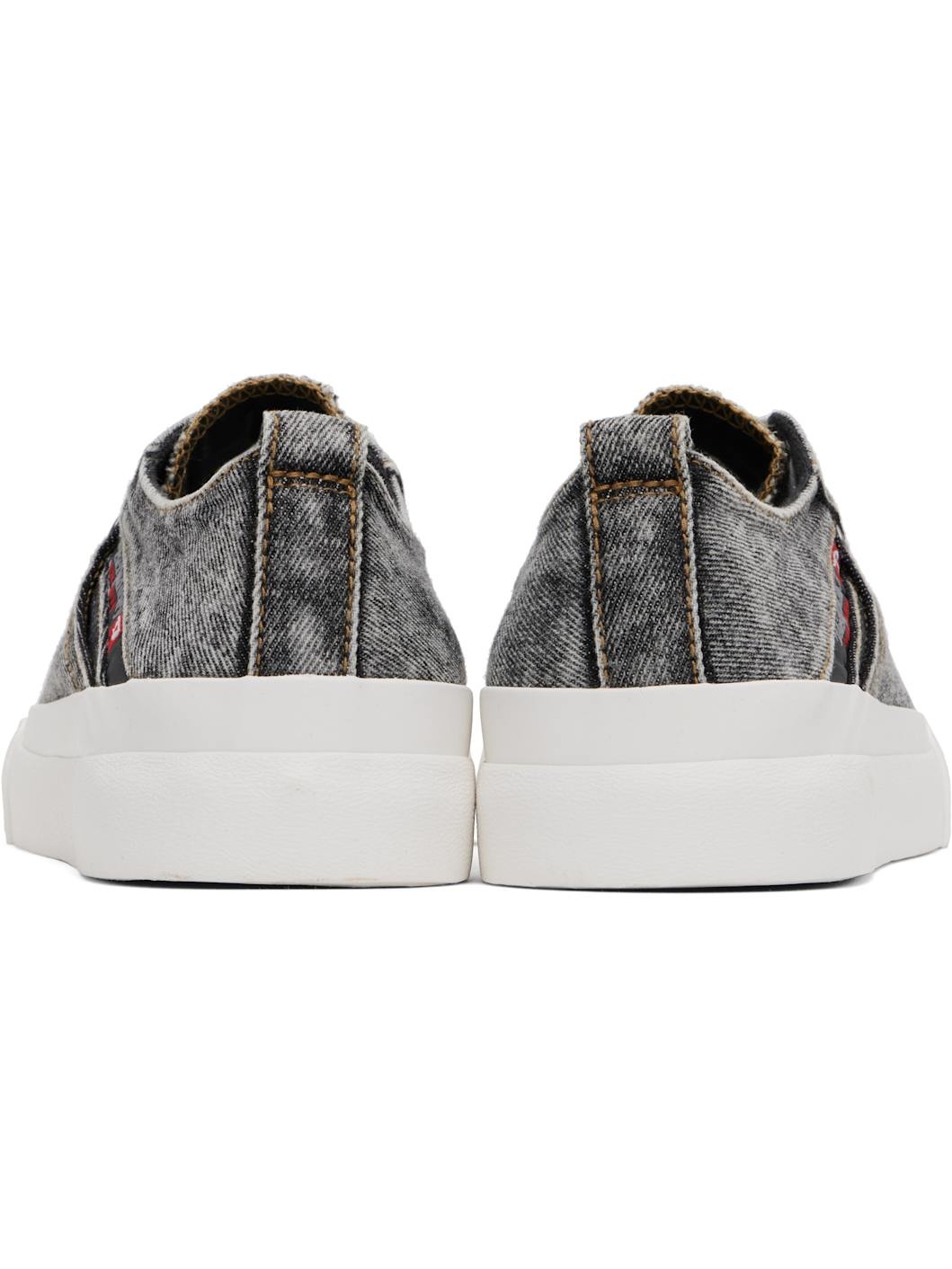 Gray & White S-Athos Nmd Low Sneakers - 2