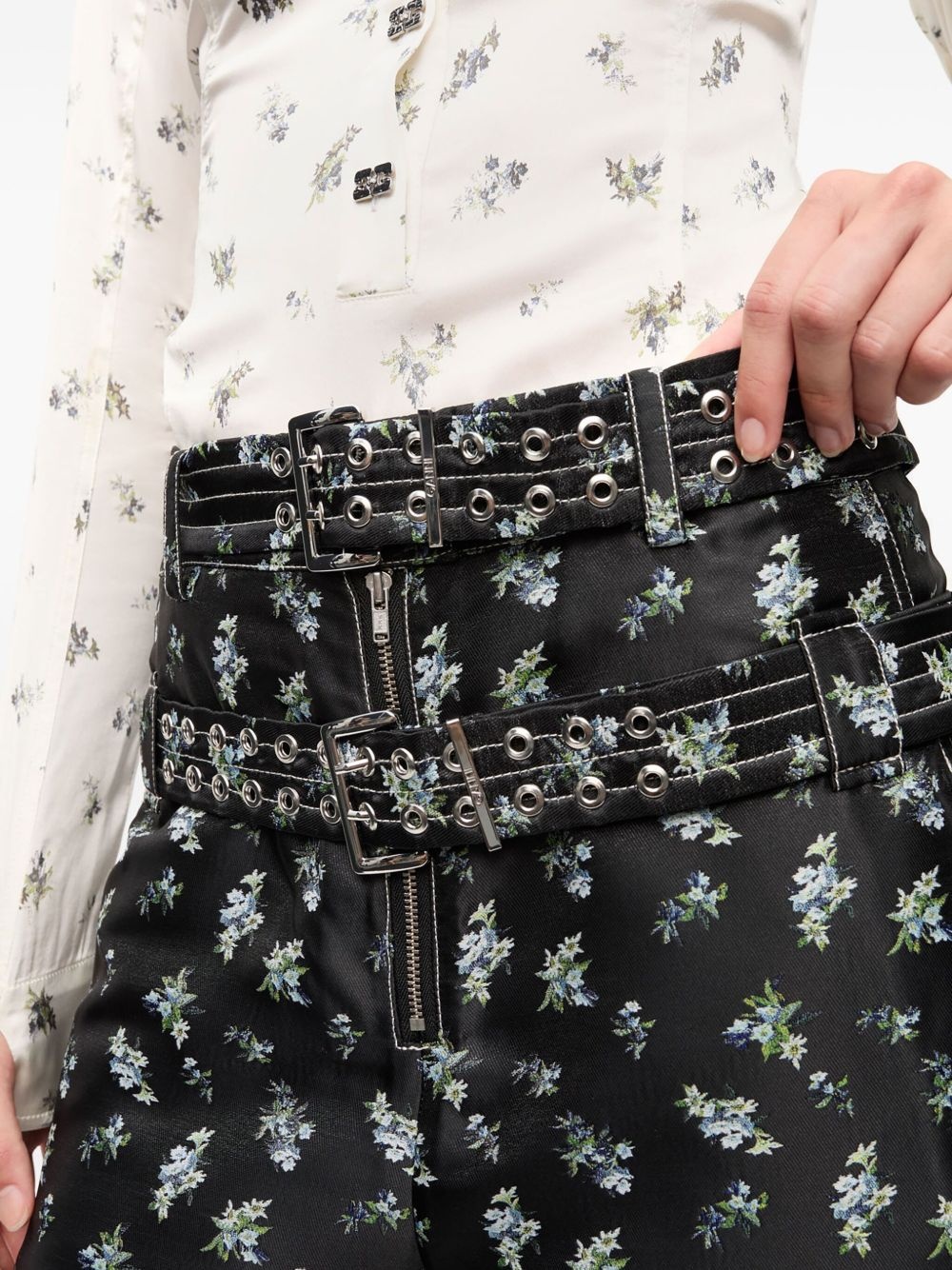 floral-print shorts - 5