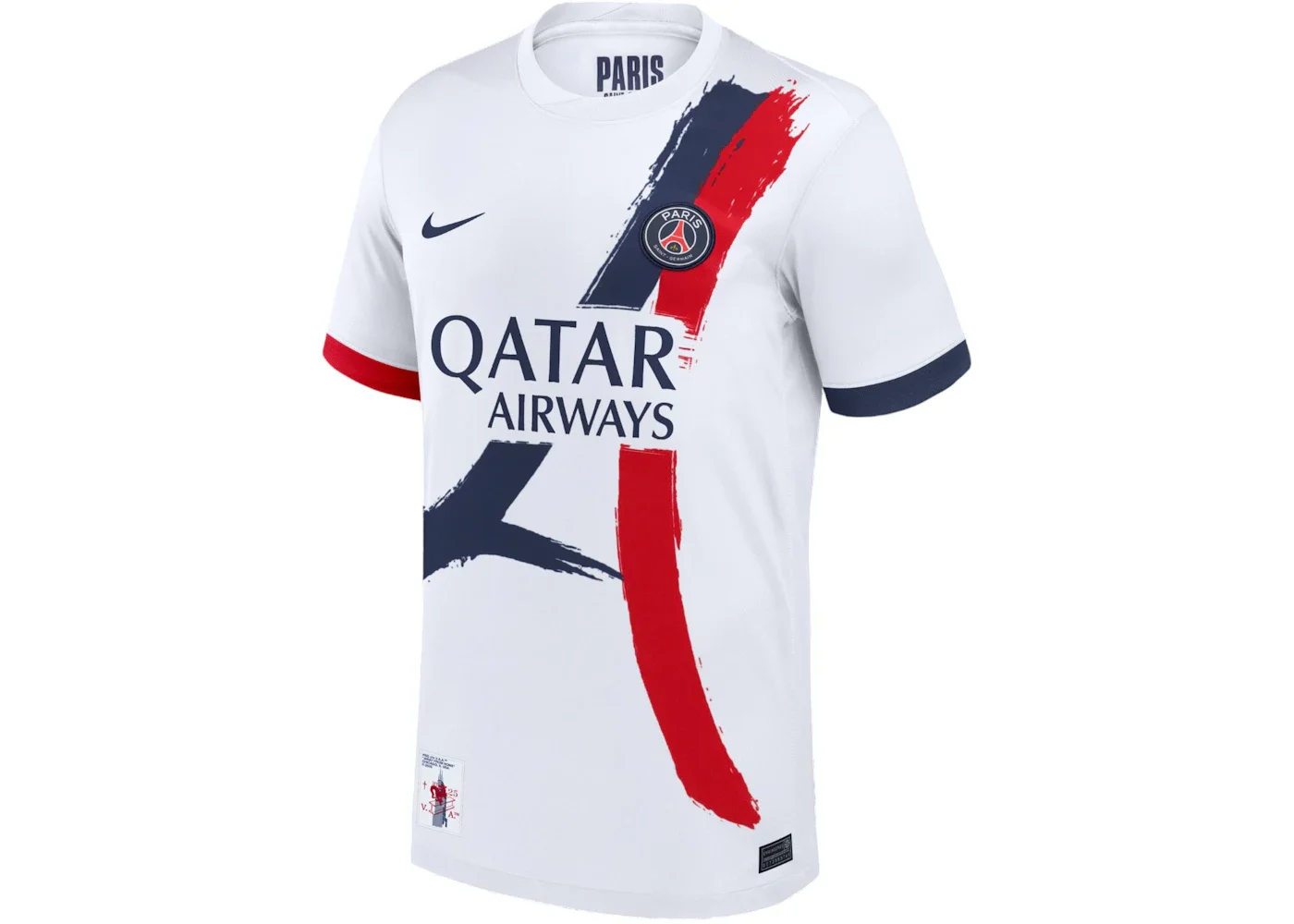 Nike x PSG Away Virgil Abloh Stadium 2025-26 Jersey White - 1