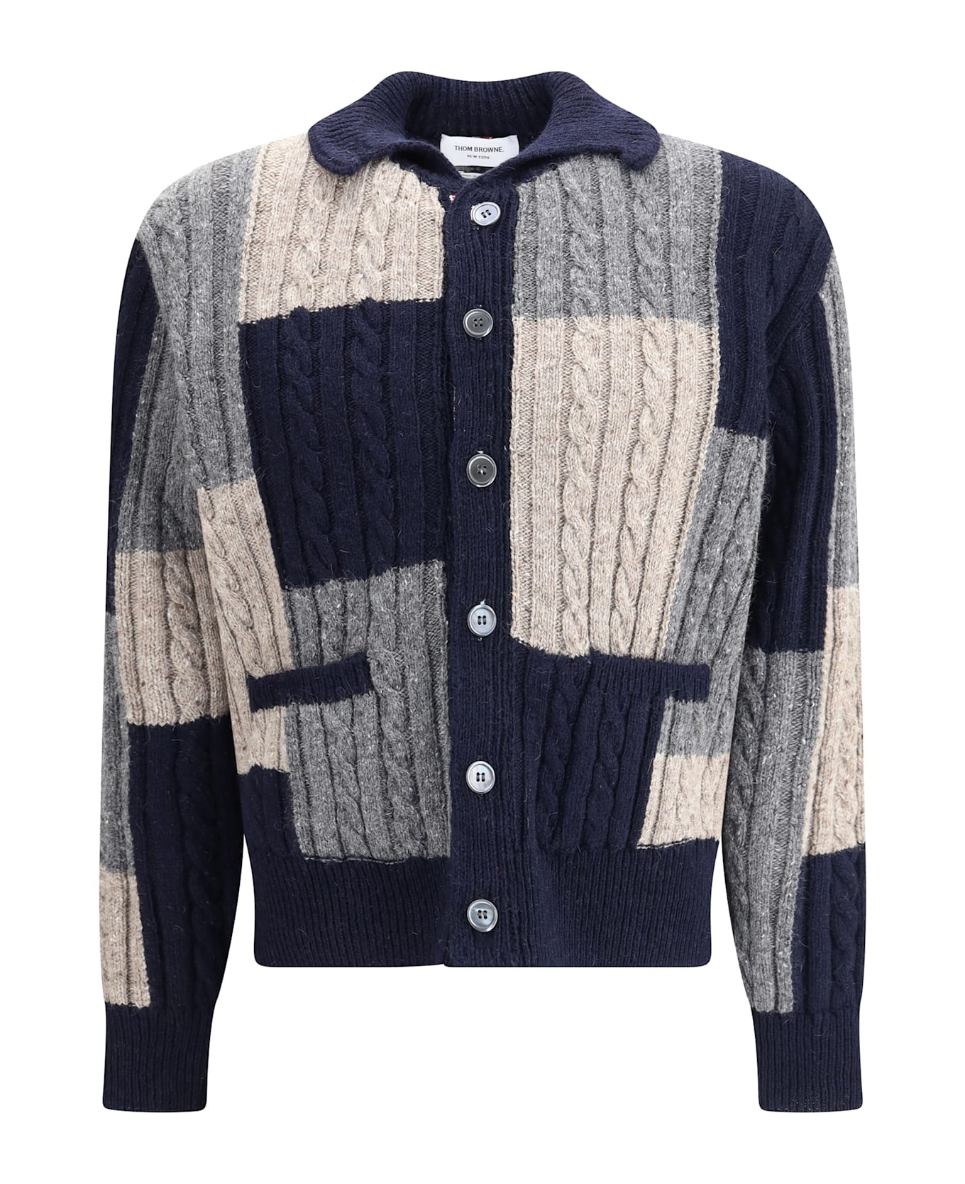 Intarsia Cardigan - 1