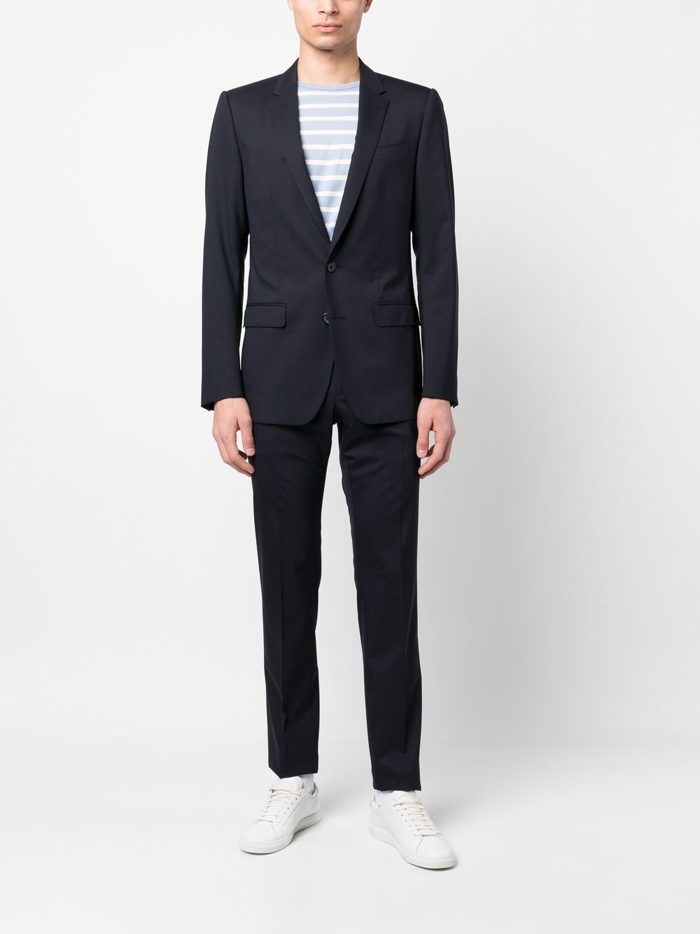 single-breasted virgin-wool suit - 2